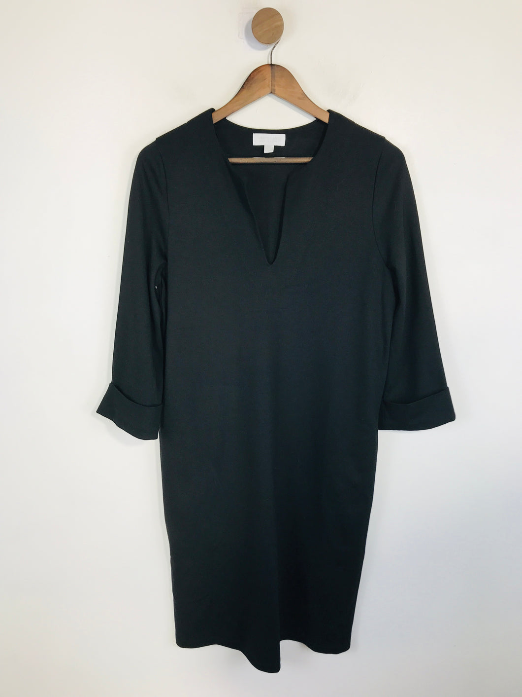 The White Company White Label Women's Long Sleeve Shift Dress | UK12 | Black