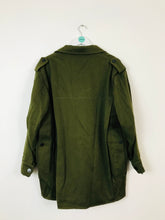 Load image into Gallery viewer, Lala Berlin Womens Military Oversized Jacket Coat | M | Khaki Green
