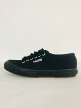 Load image into Gallery viewer, Superga Women’s Classic Canvas Plimsoll Trainers | UK 6.5 EU 39.5 | Black
