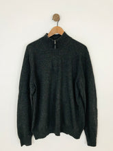 Load image into Gallery viewer, Uniqlo Women’s Zip Neck 100% Cashmere Jumper | XL UK14-16 | Grey
