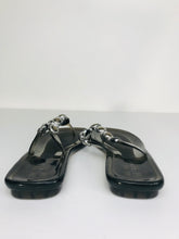 Load image into Gallery viewer, Holster Women&#39;s Boho Flip Flop Sandals | EU38 UK5 | Black
