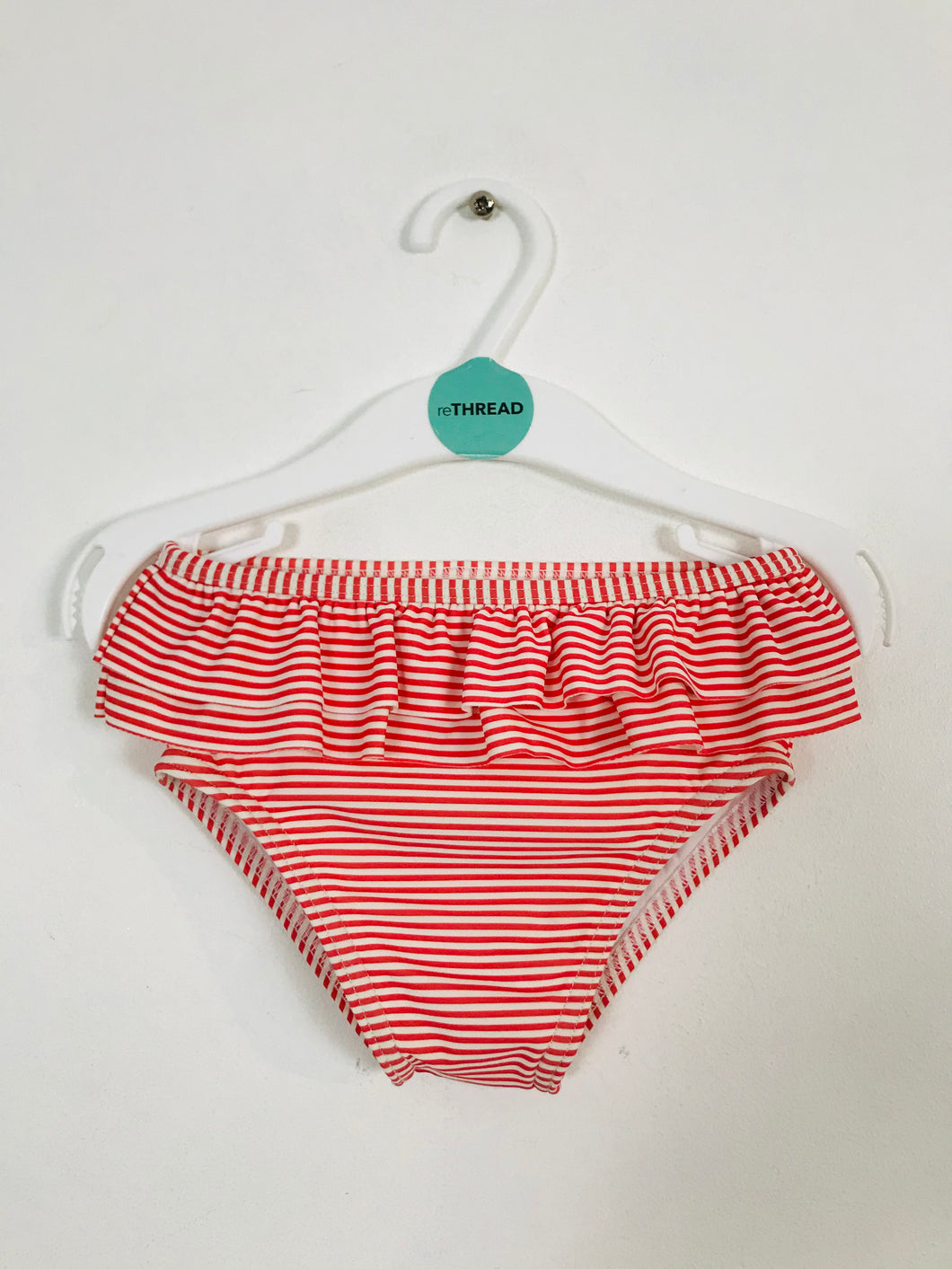 Boden Kid’s Stripe Swimwear Bottoms | 12-18 Months | Red
