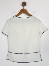 Load image into Gallery viewer, Zara Women&#39;s Paneled Blouse | XS UK6-8 | White
