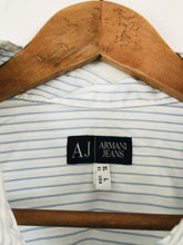 Load image into Gallery viewer, Armani Jeans Men&#39;s Striped Button-Up Shirt | XL | White
