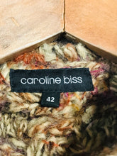 Load image into Gallery viewer, Caroline Biss Women&#39;s Wool Mohair Cardigan | EU42 UK14 | Brown
