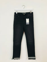 Load image into Gallery viewer, Zara Women’s Embellished Skinny Jeans NWT | 38 UK10 | Black
