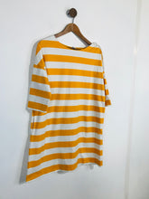 Load image into Gallery viewer, Petit Bateau Women&#39;s Striped Oversized T-Shirt | L UK14 | Yellow
