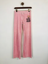 Load image into Gallery viewer, Juicy Couture Women&#39;s Cotton Embroidered Tracksuit Bottoms Joggers | L UK14 | Pink
