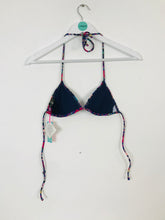 Load image into Gallery viewer, Accessorize Womens Floral Tie Bikini Top NWT | UK6 | Multi
