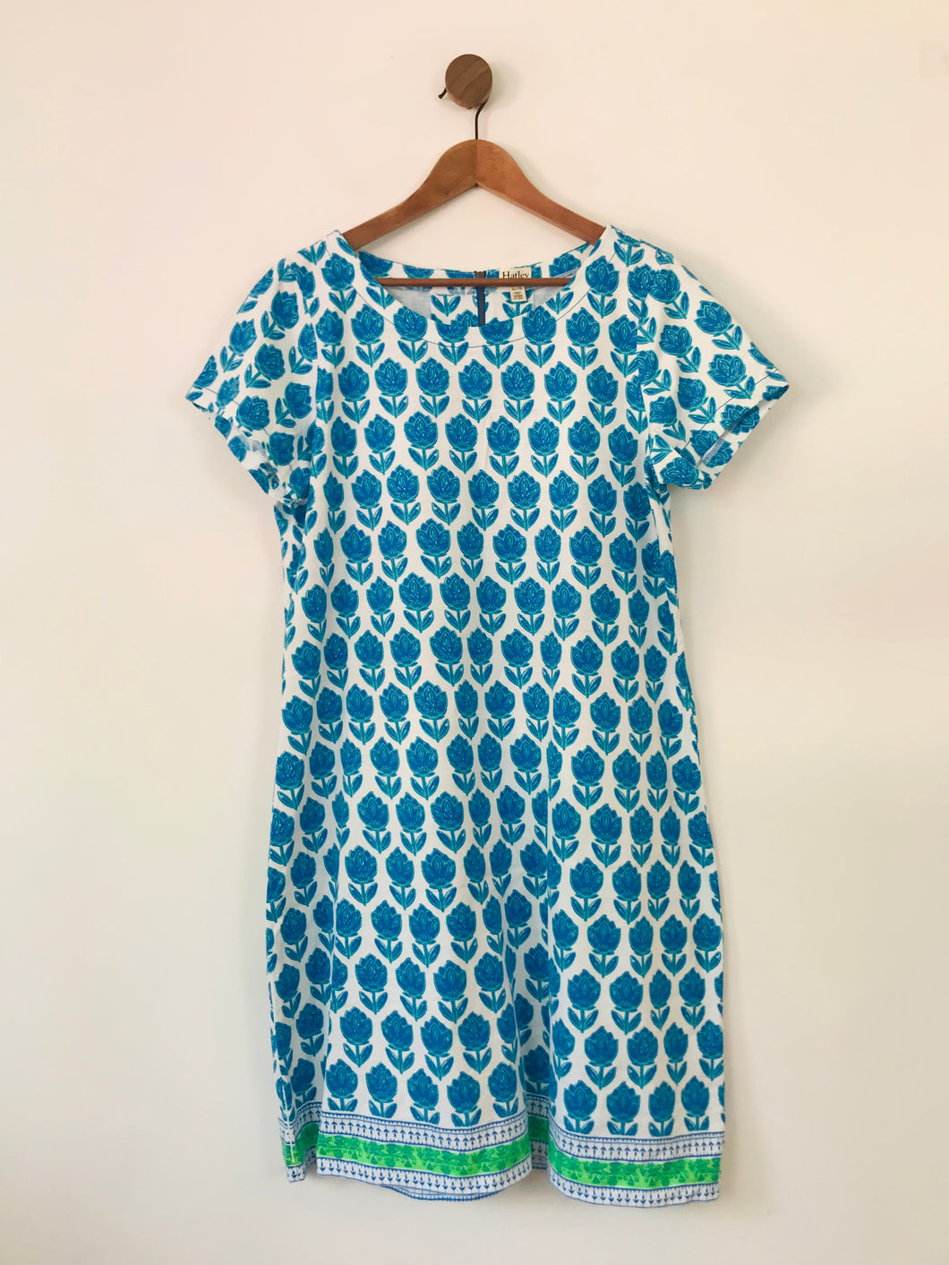 Hatley Women's Floral Shift Dress | XL UK16-18 | Blue