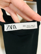 Load image into Gallery viewer, Zara Women&#39;s Halter Neck Tank Top | S UK8 | Black
