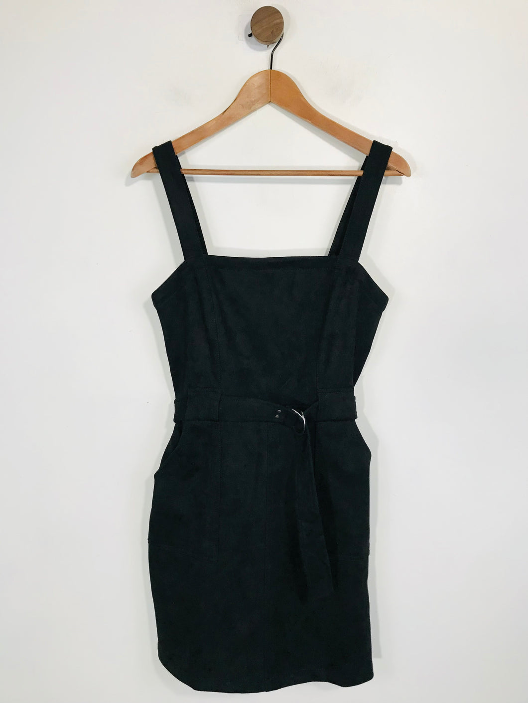 Bershka Women's Velour Mini Dress NWT | M UK10-12 | Black