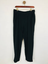 Load image into Gallery viewer, Toast Women&#39;s Merino Wool Smart Trousers | UK10 | Black
