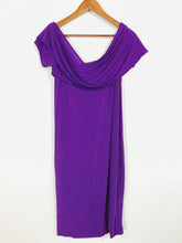 Load image into Gallery viewer, Max Mara Women&#39;s Smart Bodycon Dress | IT40 UK8 | Purple
