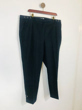 Load image into Gallery viewer, Mint Velvet Women&#39;s Cotton Smart Trousers | UK18R | Black
