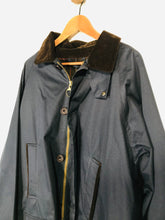 Load image into Gallery viewer, Barbour Men&#39;s Hunting Jacket Overcoat Coat | L | Blue
