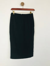 Load image into Gallery viewer, Uniqlo Carine Roitfeld Women&#39;s Ruched Wrap Pencil Skirt | W24 UK6 | Black
