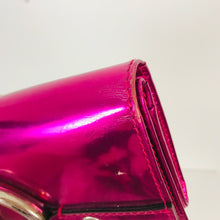 Load image into Gallery viewer, Luella Womens Metallic Clutch Purse Wallet | Small | Pink
