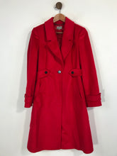 Load image into Gallery viewer, Jaeger Women&#39;s Wool Overcoat Coat | UK10 | Red
