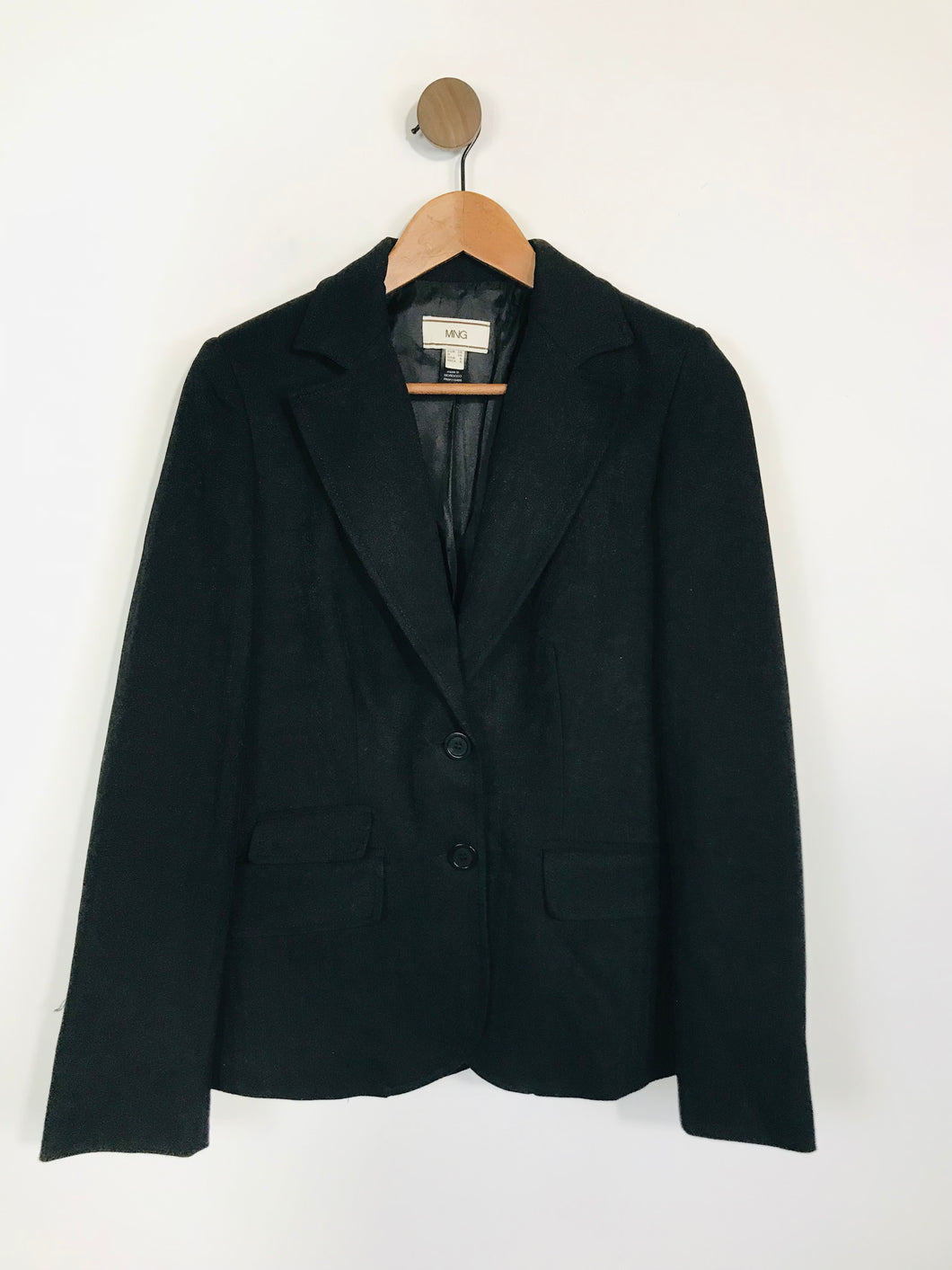 Mango Women's Smart Blazer Jacket | EU38 UK10 | Black