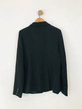 Load image into Gallery viewer, Jigsaw Women&#39;s Wool Blend Blazer Jacket | UK14 | Black
