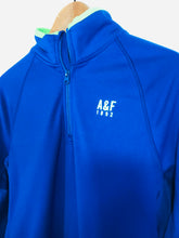 Load image into Gallery viewer, Abercrombie &amp; Fitch Men&#39;s Quarter Zip Sports Jacket | XL | Blue
