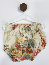 Load image into Gallery viewer, Buttoned &amp; Braced Kid&#39;s Floral Hot Pants Shorts | 12-18 Months | Multicoloured
