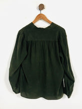 Load image into Gallery viewer, Modern Rarity Women&#39;s Silk Blouse | UK8 | Green
