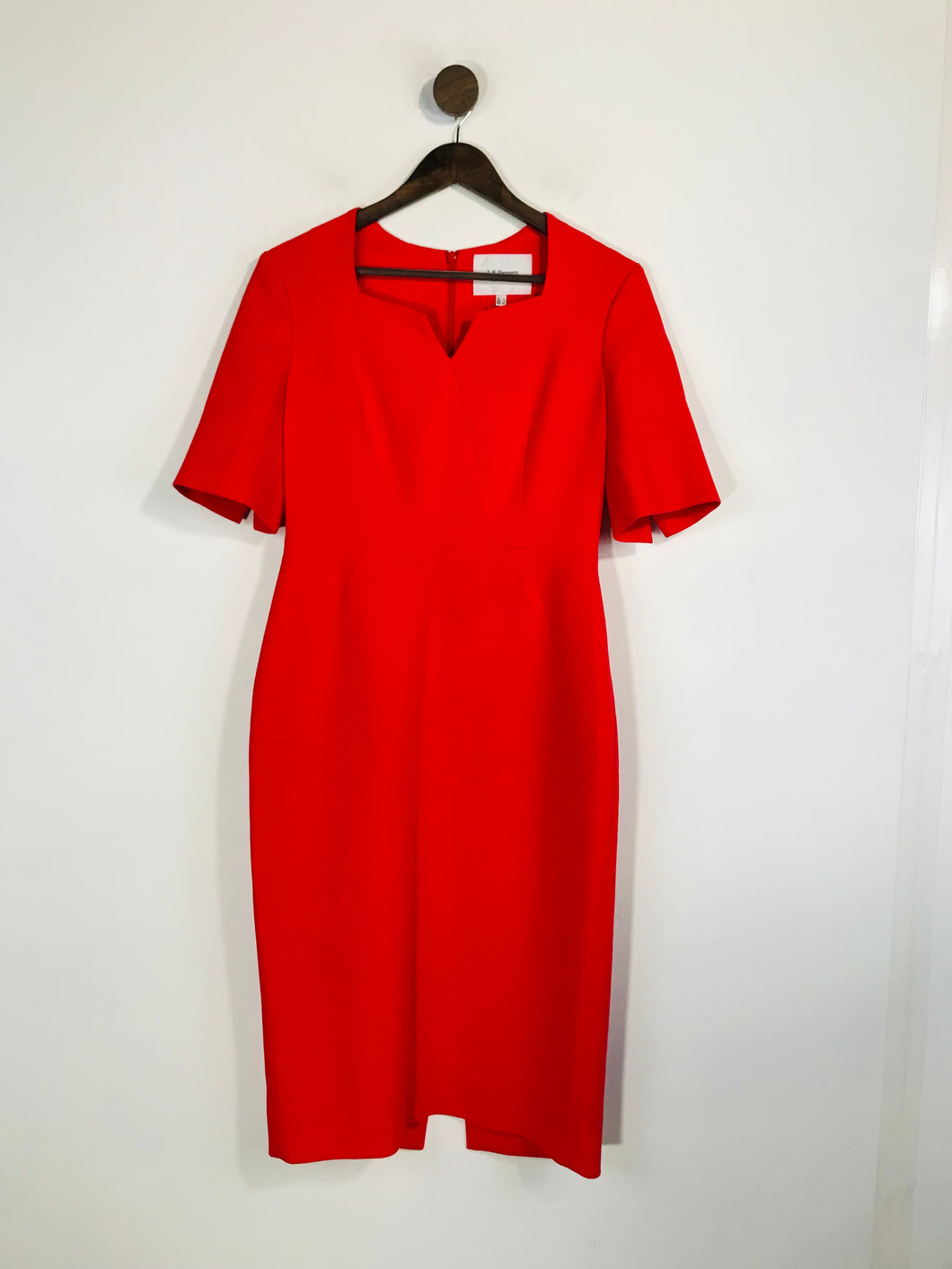L.K. Bennett Women's Smart Sheath Dress | UK12 | Red