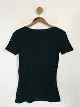 Load image into Gallery viewer, Sezane Women&#39;s Striped T-Shirt | S UK8 | Black

