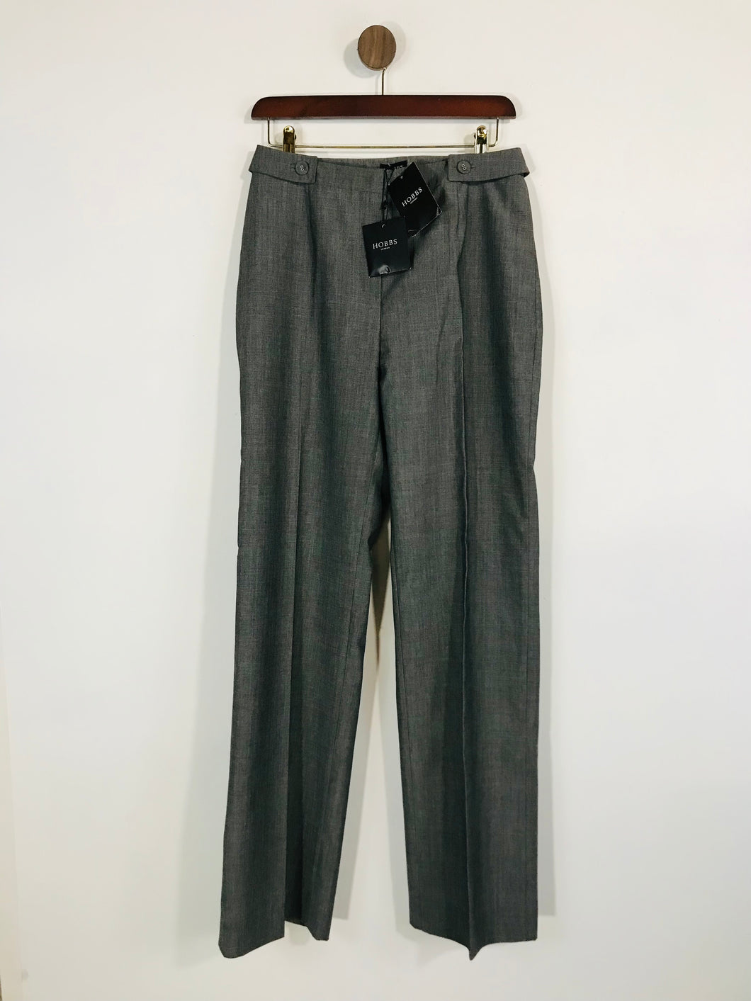 Hobbs Women's Wool Smart Trousers NWT | UK10 | Grey