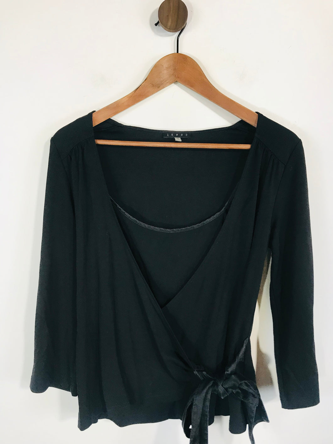 Coast Women's Wrap Blouse | UK10 | Black