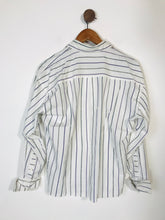 Load image into Gallery viewer, Tru Blouse Women&#39;s Vintage Striped Button-Up Shirt | EU40 | White
