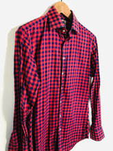 Load image into Gallery viewer, Thomas Pink Men&#39;s Check Gingham Button-Up Shirt | 15 | Multicoloured
