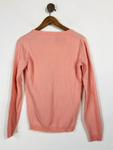 Load image into Gallery viewer, Massimo Dutti Women&#39;s V-Neck Light Knit Jumper | XS UK6-8 | Pink
