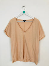 Load image into Gallery viewer, Baukjen Women’s V-Neck T-Shirt Top | UK14 | Peach Orange
