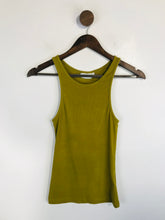 Load image into Gallery viewer, Weekday Women&#39;s Cotton Ribbed Tank Top | S UK8 | Green
