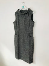Load image into Gallery viewer, Hobbs Women’s Wool Sheath Dress | UK12 | Grey
