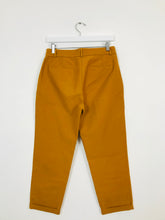 Load image into Gallery viewer, &amp; Other Stories Womens Tapered Trousers | 36 UK10 | Yellow
