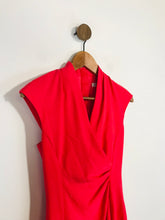 Load image into Gallery viewer, L.K. Bennett Women&#39;s Smart Wrap Sheath Dress | UK6 | Orange
