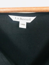 Load image into Gallery viewer, LK Bennett Women&#39;s Wrap Blouse | L UK14 | Black
