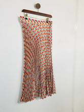 Load image into Gallery viewer, Zara Women&#39;s Pleated Midi A-Line Skirt | L UK14 | Multicoloured
