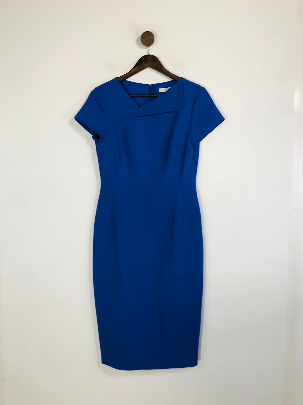 L.K. Bennett Women's Smart Sheath Dress | UK12 | Blue