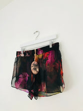 Load image into Gallery viewer, Ted Baker Women’s Sheer Cover-Up Floral Shorts NWT | M UK10 | Multicoloured
