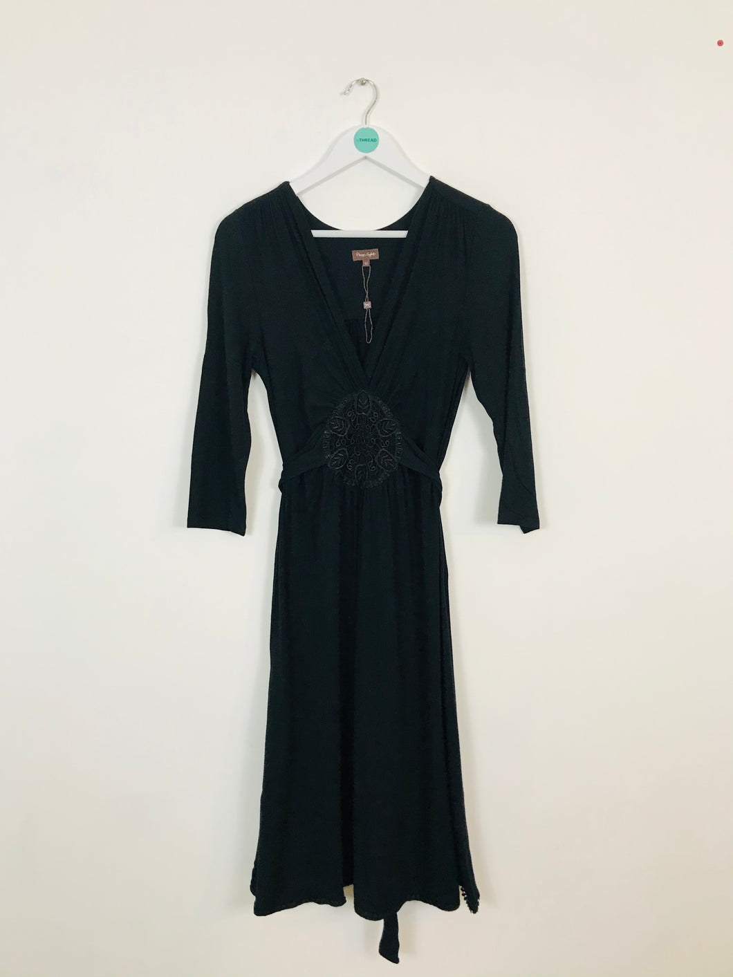 Phase Eight Women’s Empire Line Midi Dress | UK 12 | Black