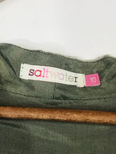 Load image into Gallery viewer, Saltwater Women&#39;s Velvety Midi Dress | UK10 | Green
