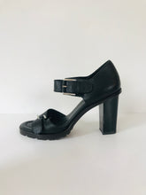 Load image into Gallery viewer, Whistles Women&#39;s Strappy Buckle Heels | 39 UK6 | Black
