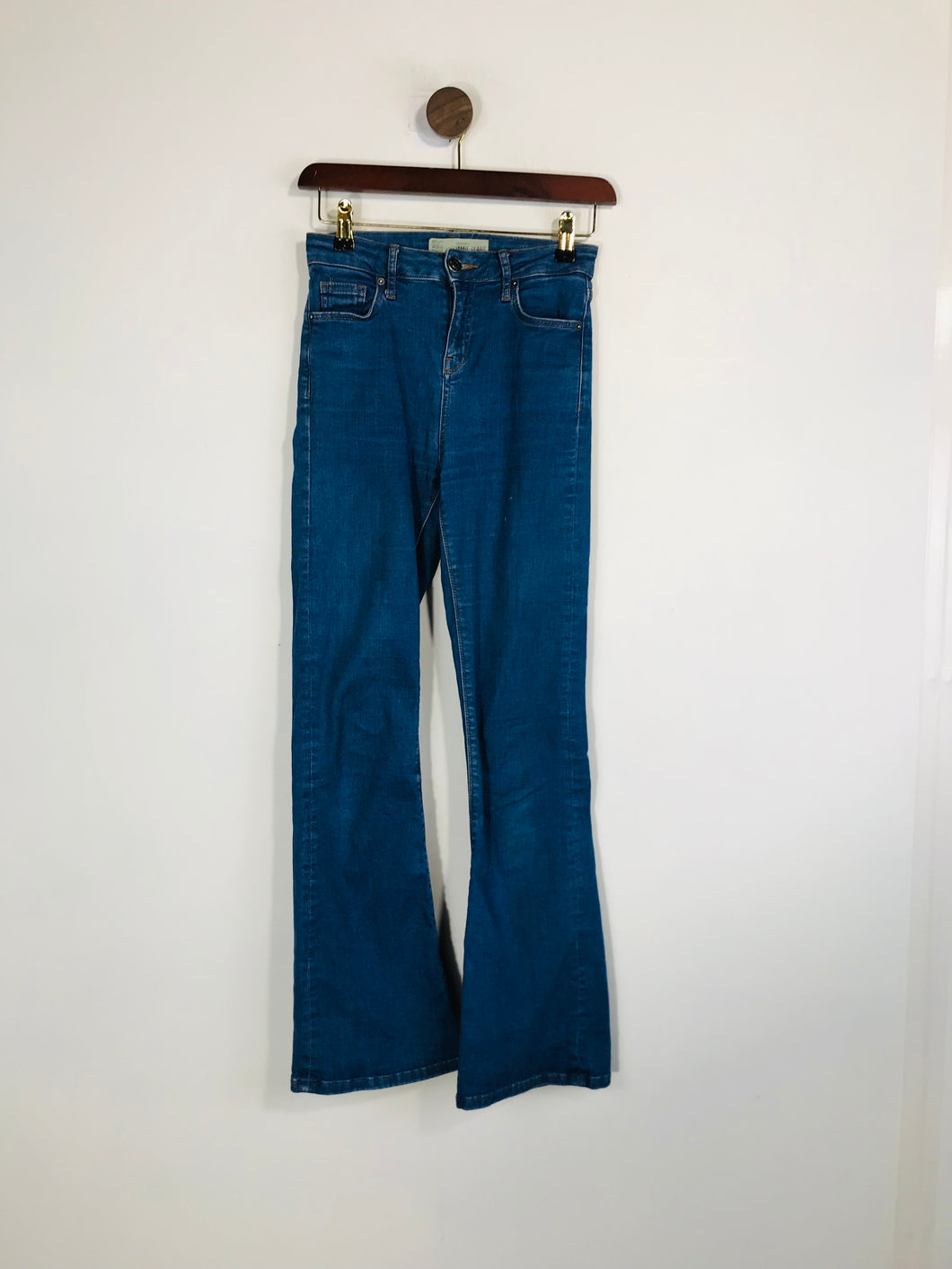 Topshop Women's Flare Jeans | W26 UK8 | Blue