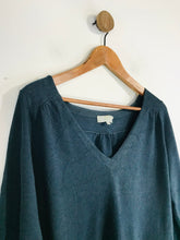 Load image into Gallery viewer, Farhi Women&#39;s Wool V-Neck Jumper | L UK14 | Blue
