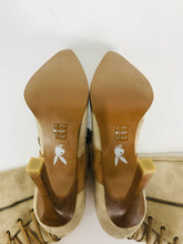 Load image into Gallery viewer, Playboy Women&#39;s Kerri Suede Heeled Boots | UK4 | Beige
